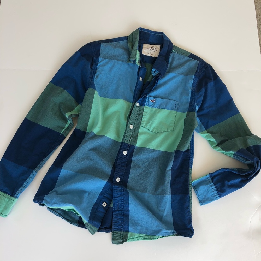 Hollister Plaid Poplin Shirt NWOT